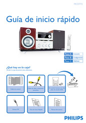 Philips MCD772/73 Guia De Inicio Rapido