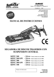 SaMASZ KDTC 260 S/W Manual De Instrucciones