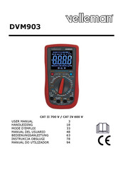 Velleman DVM903 Manual Del Usuario