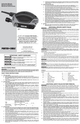 Porter Cable 371 Manual De Instrucciones