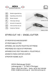 HEKA STYRO-CUT 140 Instrucciones De Uso