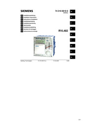 Siemens RVL482 Instrucciones De Montaje