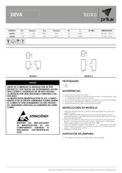 Prilux DEVA Serie Instrucciones De Montaje