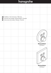 Hansgrohe ShowerSelect 157631 Serie Instrucciones De Montaje / Manejo / Garantía