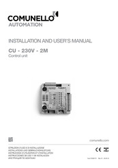 Comunello CU-230V-2M Instrucciones De Uso Y De Instalacion