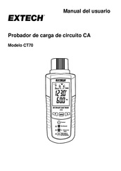 Extech CT70 Manual Del Usuario