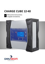 akkuteam CHARGE CUBE 12-40 Manual De Instrucciones