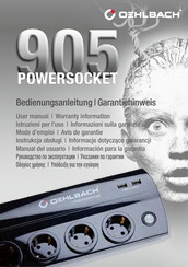 Oehlbach 905 POWERSOCKET Manual Del Usuario