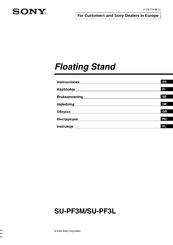 Sony SU-PF3M Manual De Instrucciones