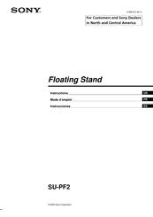 Sony SU-PF2 Manual De Instrucciones