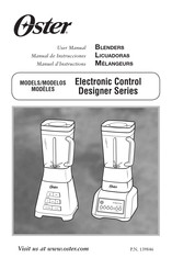 Oster Designer Serie Manual De Instrucciones