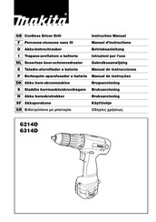 Makita 6314D Manual De Instrucciones