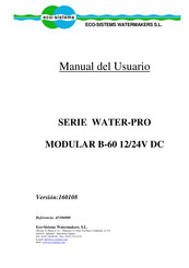 ECO SISTEMS WATER-PRO B-60 Manual Del Usuario