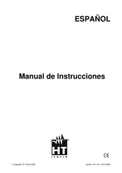 HT Italia XL423 Manual De Instrucciones