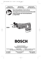 Bosch 12524 Instrucciones De Funcionamiento