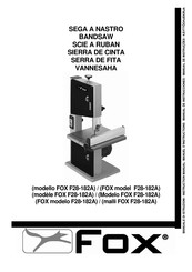 Fox F28-182A Manual De Instrucciones