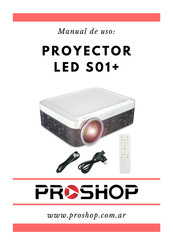 ProShop LED S01+ Manual De Uso