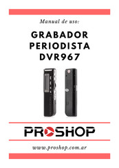 ProShop DVR967 Manual De Uso