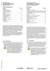 ZIEHL-ABEGG FN Serie Instrucciones De Montaje