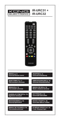 König Electronic IR-URC31 + Manual De Uso