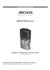 Archos ONDIO Manual Del Usuario