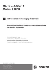 Becker L70/17 CSEF I1 Instrucciones De Montaje Y De Servicio