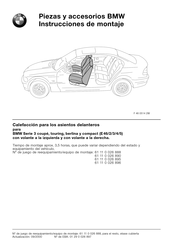 BMW 61 11 0 026 895 Instrucciones De Montaje