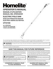 Homelite UT43160 Manual Del Operador