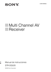 Sony STR-DG520 Manual De Instrucciones