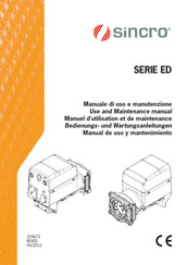 Sincro ED Serie Manual De Uso