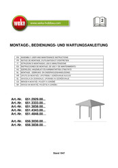 Weka 651.4848.00 Serie Instrucciones De Montaje