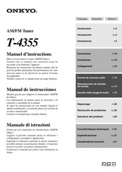 Onkyo T-4355 Manual De Instrucciones