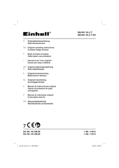 EINHELL GE-HH 18 Li T Manual De Instrucciones