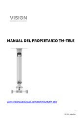 Vision TM-TELE Manual Del Propietário