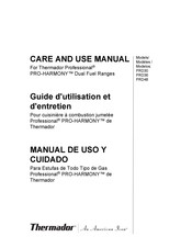Thermador Professional PRO-HARMONY Serie Manual De Uso