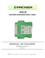 PROSER ACS-1S Manual De Usuario