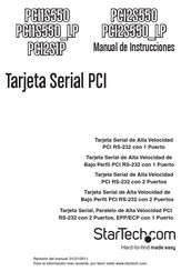 StarTech PCI1S550 Manual De Instrucciones