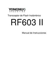 Yongnuo RF603 II Manual De Instrucciones