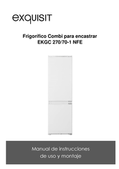 Exquisit EKGC 270/70-1 NFE Manual De Instrucciones