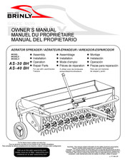 Brinly AS-30 BH Manual Del Propietário