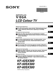 Sony GRAND WEGA KF-60SX300 Manual De Instrucciones