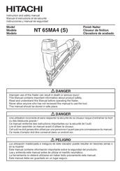 Hitachi NT 65MA4 S Instrucciones Y Manual De Seguridad