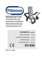 MZ electronic EV-020 Instrucciones De Uso