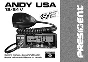 PRESIDENT ANDY USA 12/24 V Manual Del Usuario