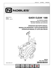 Nobles Quick Clean 1500 Manual De Operador