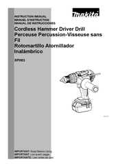 Makita XPH03 Manual De Instrucciones