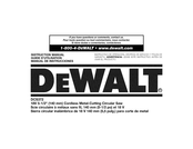 DeWalt DCS372 Manual De Instrucciones