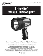 Wagan Brite-Nite WR600 Manual De Usuario