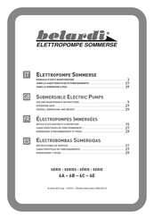 belardi 6B Serie Instrucciones De Servicio