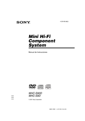 Sony MHC-S90D Manual De Instrucciones